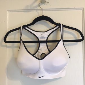 Nike DriFit White Racerback Sportsbra
